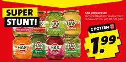 Boni HAK potgroenten aanbieding