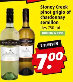 Boni Stoney Creek pinot grigio of chrdonnay semillon aanbieding