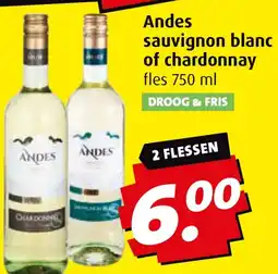 Boni Andes sauvignon blanc of chardonnay aanbieding