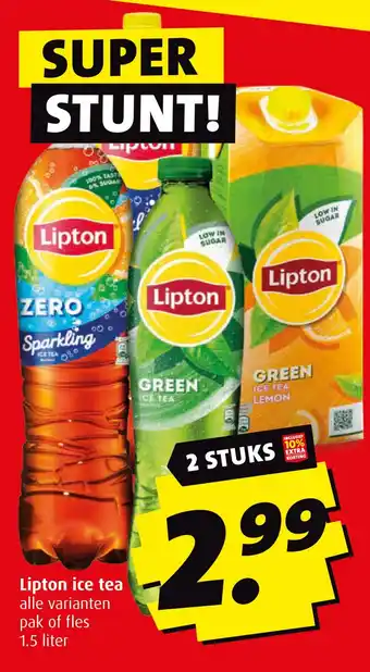 Boni Lipton ice tea aanbieding
