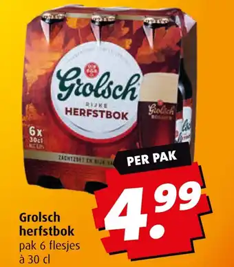 Boni Grolsch herfstbok aanbieding