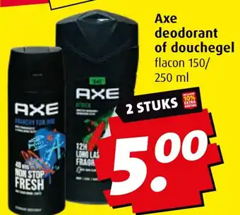 Boni Ахе deodorant of douchegel aanbieding