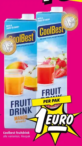Boni Coolbest fruitdrink aanbieding
