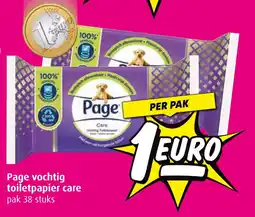 Boni Page vochtig toiletpapier care aanbieding