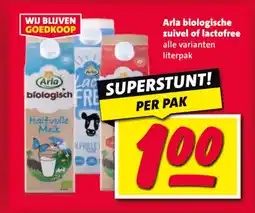 Nettorama Arla biologische zuivel of lactofree aanbieding