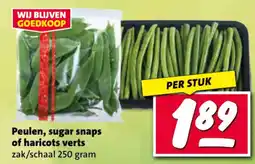 Nettorama Peulen, sugar snaps of haricots verts aanbieding