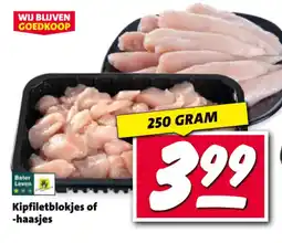 Nettorama Kipfiletblokjes of haasjes aanbieding