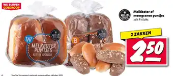 Nettorama Melkboter of meergranen puntjes aanbieding