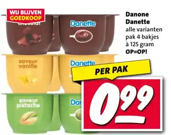 Nettorama Danone Danette aanbieding