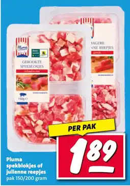 Nettorama Pluma spekblokjes of julienne reepjes aanbieding