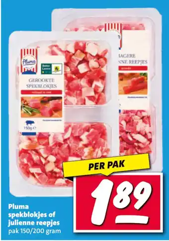Nettorama Pluma spekblokjes of julienne reepjes aanbieding
