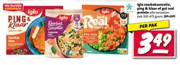Nettorama Iglo roerbaksensatie, ping & klaar of get real protein aanbieding