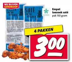Nettorama Empat toesoek saté aanbieding