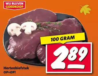 Nettorama Hertenbiefstuk aanbieding