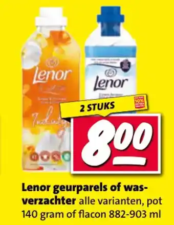 Nettorama Lenor geurparels of was- verzachter aanbieding