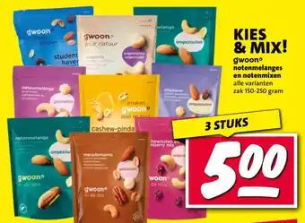 Nettorama Kies & Mix! gwoonº notenmelanges en notenmixen aanbieding