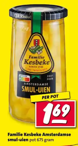 Nettorama Familie Kesbeke Amsterdamse smul-uien aanbieding