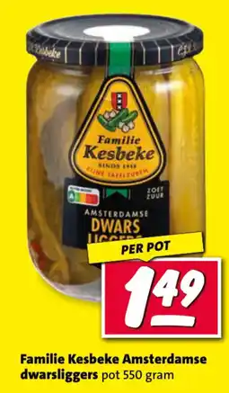 Nettorama Familie Kesbeke Amsterdamse dwarsliggers aanbieding