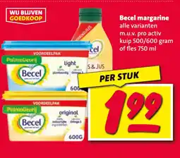 Nettorama Becel margarine aanbieding