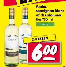 Nettorama Andes sauvignon blanc of chardonnay aanbieding