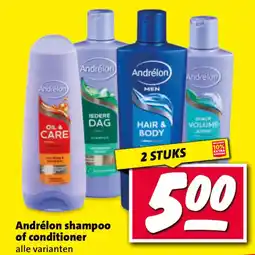 Nettorama Andrélon shampoo of conditioner aanbieding