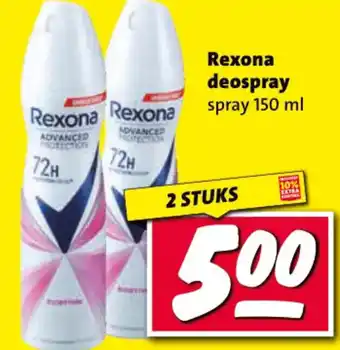 Nettorama Rexona deospray aanbieding