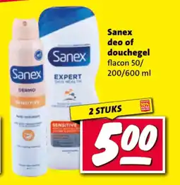 Nettorama Sanex deo of douchegel aanbieding