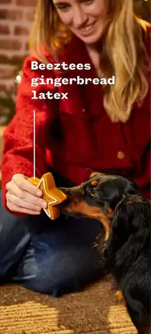 Welkoop Beeztees gingerbread latex aanbieding