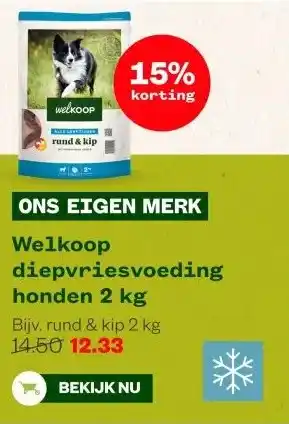 Welkoop Welkoop diepvriesvoeding honden aanbieding
