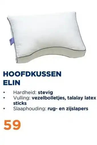 TotaalBED Hoofdkussen Elin | Vezelbolletjes aanbieding
