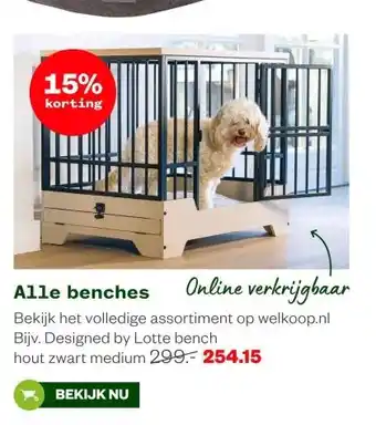 Welkoop Alle benches aanbieding