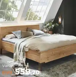 TotaalBED Bed Madrid | 140 x 200 cm | Imitatie Bianco Eiken aanbieding