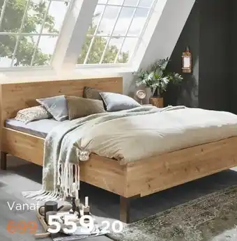 TotaalBED Bed Madrid | 140 x 200 cm | Imitatie Bianco Eiken aanbieding