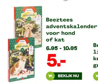 Welkoop Beerfees adventskalender voor hond of kat aanbieding