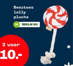 Welkoop Beeztees lolly pluche aanbieding