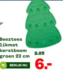 Welkoop Beeztees likmat kerstboom groen aanbieding