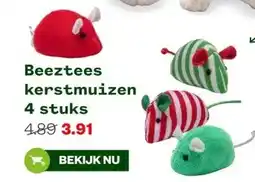 Welkoop Beeztees kerstmuizen aanbieding