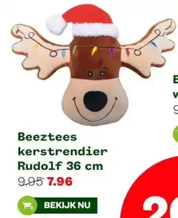 Welkoop Beeztees kerstrendier Rudolf aanbieding