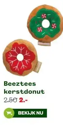 Welkoop Beeztees kerstdonut aanbieding