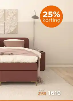 TotaalBED Boxspring Aspo vlak aanbieding