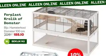 Welkoop Ferplast Krolik of Domster aanbieding