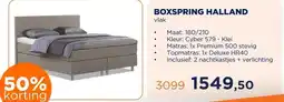 TotaalBED BOXSPRING HALLAND aanbieding