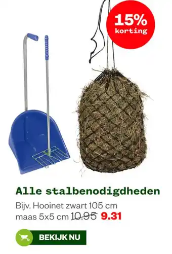 Welkoop Alle stalbenodigdheden aanbieding