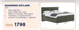 TotaalBED BOXSPRING OSTLAND aanbieding