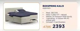 TotaalBED BOXSPRING KALIX aanbieding