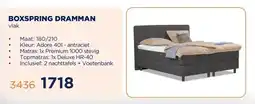 TotaalBED BOXSPRING DRAMMAN aanbieding