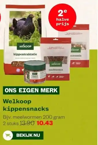 Welkoop Welkoop kippensnacks aanbieding