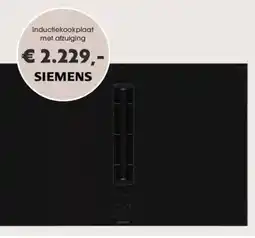 Superkeukens Inductiekookplaat met afzuiging aanbieding