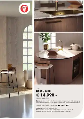 Superkeukens keuken Ligeti / Mira aanbieding