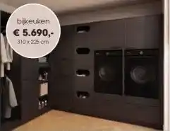 Superkeukens bikeuken aanbieding